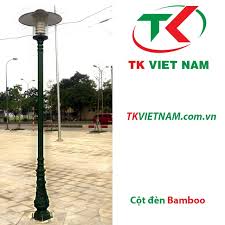 Cot den san vuon Bamboo giá rẻ, chất lượng