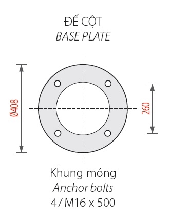 de cot khung cot den san vuon dc06
