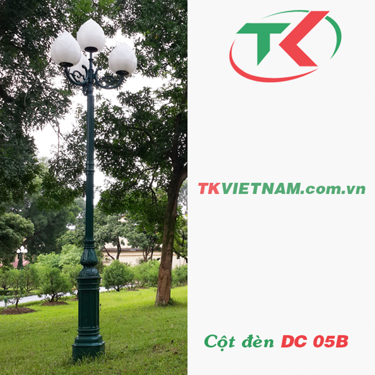 cot den san vuon dc05 tai cong vien Ha Noi